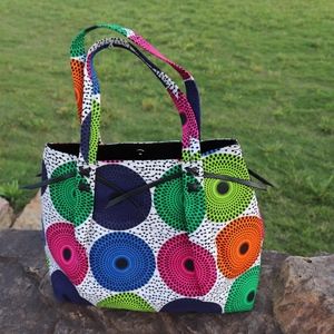 Multicolored African Print Bag (ABI ESO)